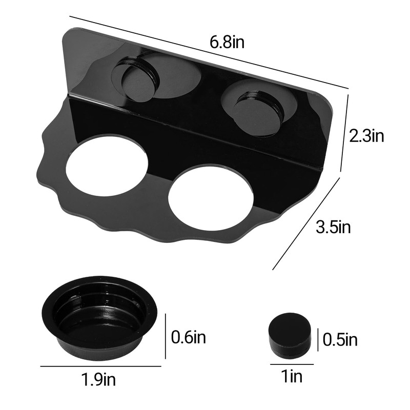 REPTI ZOO Magnetic Gecko Feeding Ledge, Acrylic Aboreal Feeding Ledge