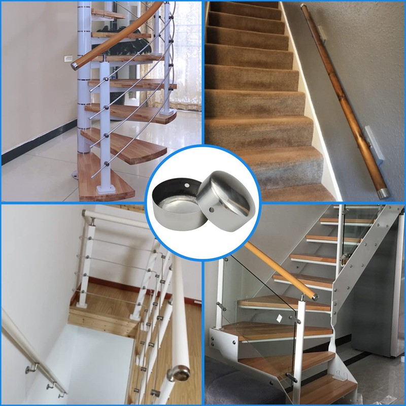 Handrail End Caps End Caps,Ultra-Thin 0.4mm for 45mm Handrail Round