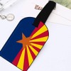 Nicokee Arizona Az Home State Luggage Suitcase ID Tag-Textured Star
