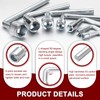 HARFINGTON 3pcs l Shaped Angled Open Hex Socket Wrench 8mm