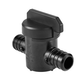 Efield 10 PCS  EFIELD Poly PPSU Barb Crimp Pex 3/4" x3/4" Full Port  Shut off BallValve