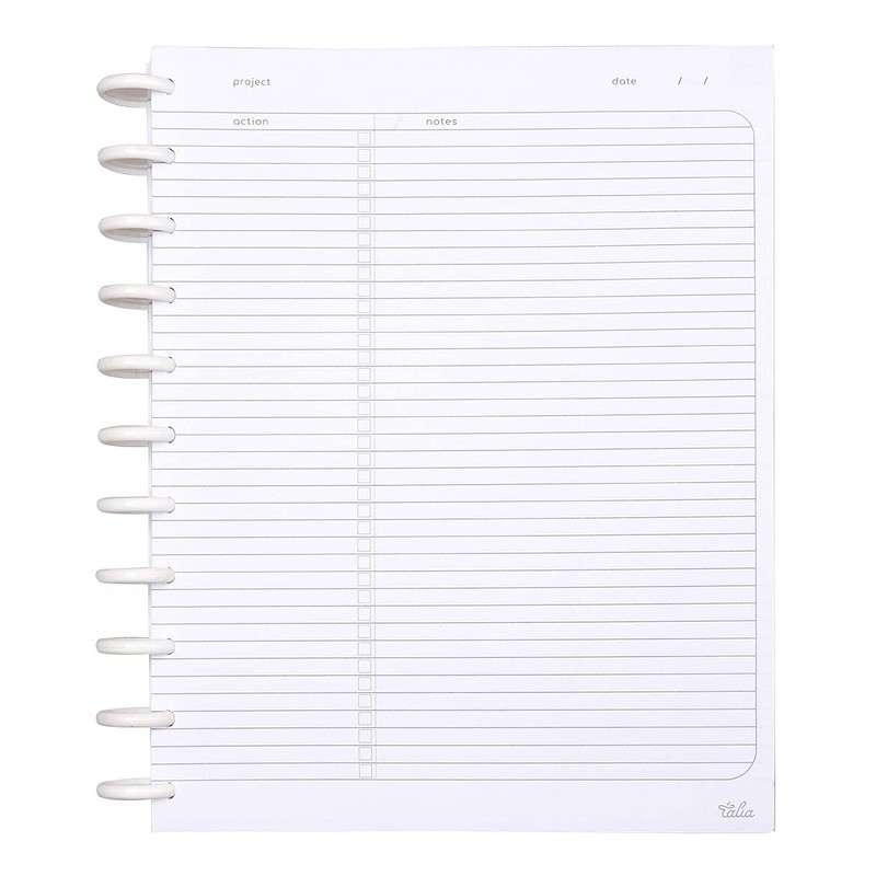 Talia Discbound Notebook Refills (Project Layout, Letter (8.5in x 11in))