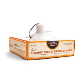 Fluker's Culinary Coop Brooder Lamp for Chicken Coop or Outdoor Animals, 10-Inch