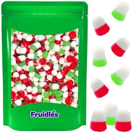 Fruidles Christmas JuJu Jelly Drops, Delicious Gummy Candy, Gluten-Free, Fun and Festive Holiday Snacking, Party Favor (1 Pound)