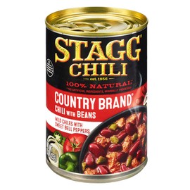 Stagg Country Brand Chili with Beans, 15 Ounce (Pack of 6)