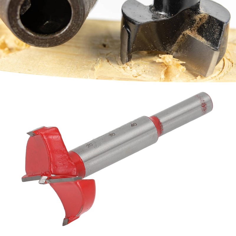 35mm Hinge Boring Jig Kit Hole Locator Red Drill Bit