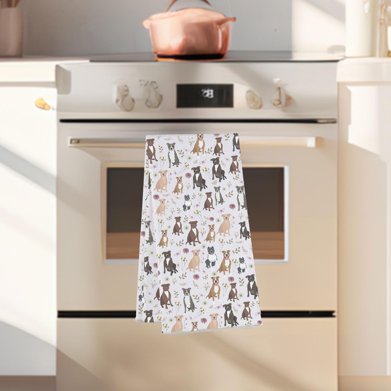 G2TUP Pitbull Kitchen Towels Pitbull Owner Gifts Pitbull Lover Gifts