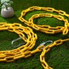2 Pcs 87'' PVC Coated Swing Chain Heavy Duty Hanging