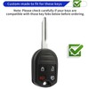 WENHENI Keyless Entry Systems Key for Ford Key Fob Cover