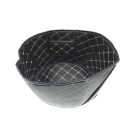 Helmet Compartment Inner Lining Fits Vespa LX 50 125 - Black with Stitching