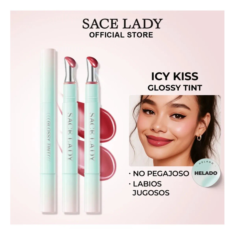Sace Lady Icy Kiss Gloss Labial Efecto Hielo Hidratante D08