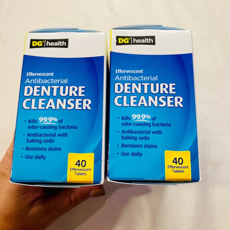 DG Health 2 DG Health Anti-Bacterial Denture Cleaner 120Tablets Kills