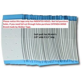 (Three Pack of) Pro-Flex Blue Mini Tabs with Holes Toupee Tape
