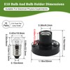 ZDRU E10 Screw Mini Bulbs Kit, 10 Pcs E10 Mini