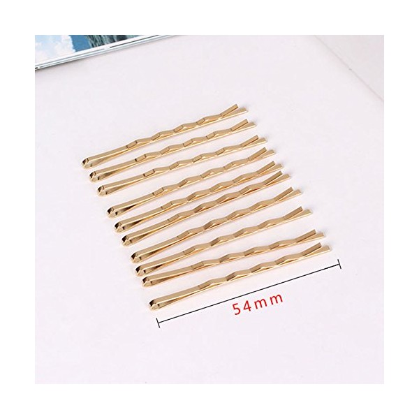 20Pcs 2" Gold Bobby Pins Hair Clips for Hair Decoration for Lady Girls