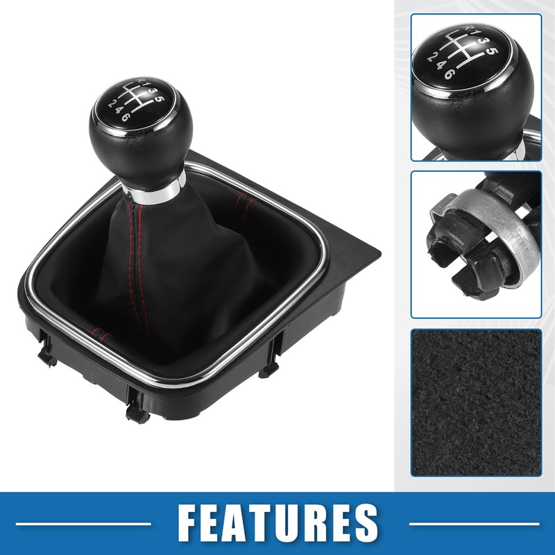 A ABSOPRO Car Manual Gear Shift Knob For Volkswagen Golf
