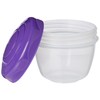 Sistema Yogurt To Go 150ml Round Storage Containers, Stackable Storage