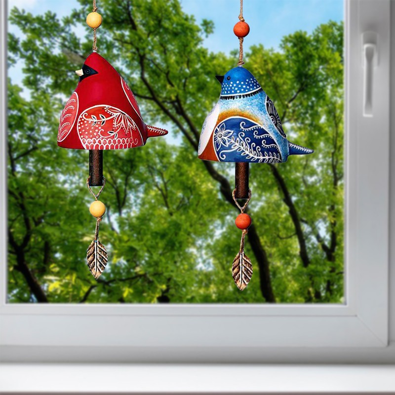 Ceramic Wind Chimes Chinese Innovative Lucky Hanging Bell Wind Chime