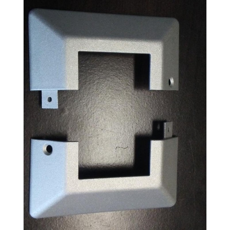 Lot of 6 Two Piece Aluminum Post Base Cover- Low