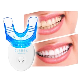 Glamza Hello Smile LED Laser Teeth Whitening Light Mouth Tray Detox Smile Dental Gel Hi White Tooth (LED Teeth Whitening (Without Gels))