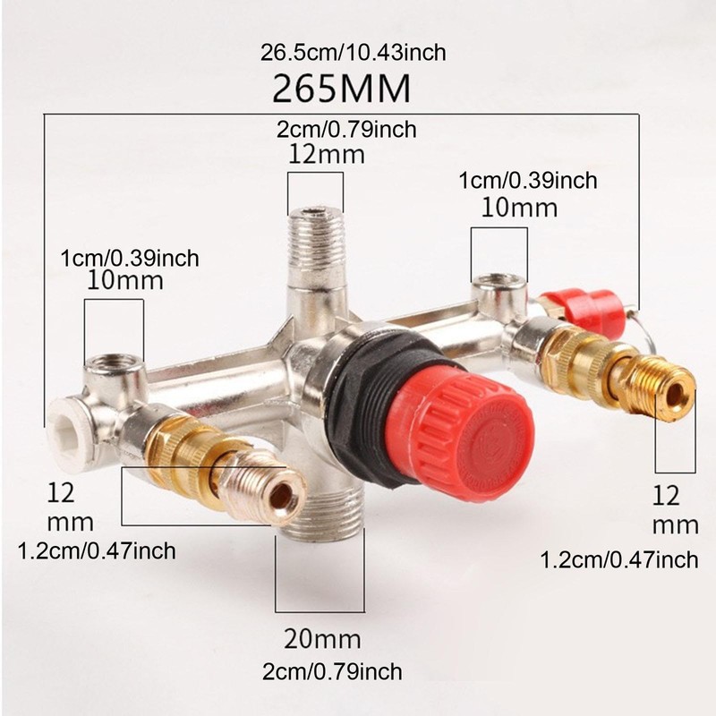 Fenteer Air Compressor Pressure Switch Quiet Operate Spare Parts Professional
