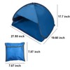 Portable Sun Beach Shade Canopy - Mini Adjustable Beach Shelter