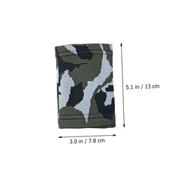 Generic 2Pcs Camouflage Wrist Bands for Sports Breathable and Lightweight Wrist Straps for Gym for Weightlifting Running Badminton Accessories for Active Men Women