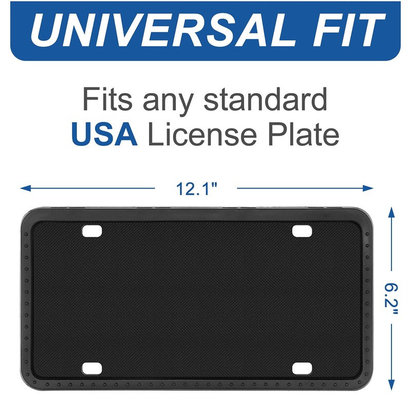 UrbanX Silicone License Plate Frame for Acura TL 2 Pack