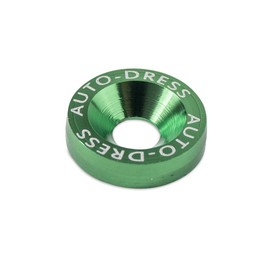 Auto-Dress M6 x 20 mm Mudguard Screws, Fender Washer Kit of 8 Anodised Green