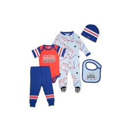 Gertex 5-Piece Layette Sport Set Gift Bundle for Babies & Infants | (Hockey, 0-3 Months)