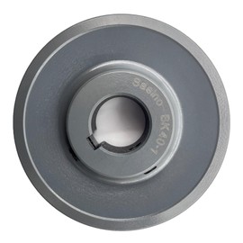 Saelno BK40-1 Single Groove Fixed Bore V Belt Pulley,Electric Motor Pulley,3.95"OD,1" Bore BK Sheaves Cast Iron for A AX B BX 4L 5L V-Belts