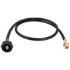 MCAMPAS 80477 Gas Grill Valve Regulator with 4FT Propane Hose