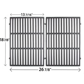 Hongso 66802 66095 Grill Grates, 90235 66795 66032 Flavorizer Bars, 66040 66685 Heat Deflectors Grill Replacement Parts for Weber Genesis II 300 / LX 300 Series ii E-310 S-310 E-315 E-335 S-335 E-330