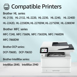 greencycle Compatible Toner Cartridge Replacement for Brother TN450 TN420 TN-450 TN-420 to use with HL-2270DW HL-2280DW HL-2230 MFC-7360N MFC-7860DW DCP-7065DN Intellifax 2840 2940 Printer (10 Black)