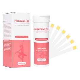 Pumwoy 100 PCS Feminine PH Test Strips, Inal Health PH Test Strips Accurate Acidity & Alkalinity, Not Disturbed by VC Detect Infection Promptly