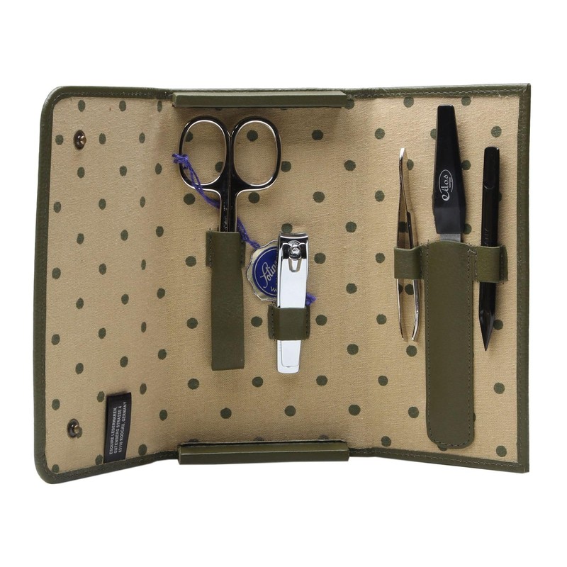 Esquire Peru Manicure Set Olive