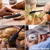 DI ORO Silicone Jar Spatulas for Scraping - Rubber Spatulas
