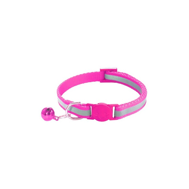 2 Pack Breakaway Cat Collars with Bells, Reflective Design and