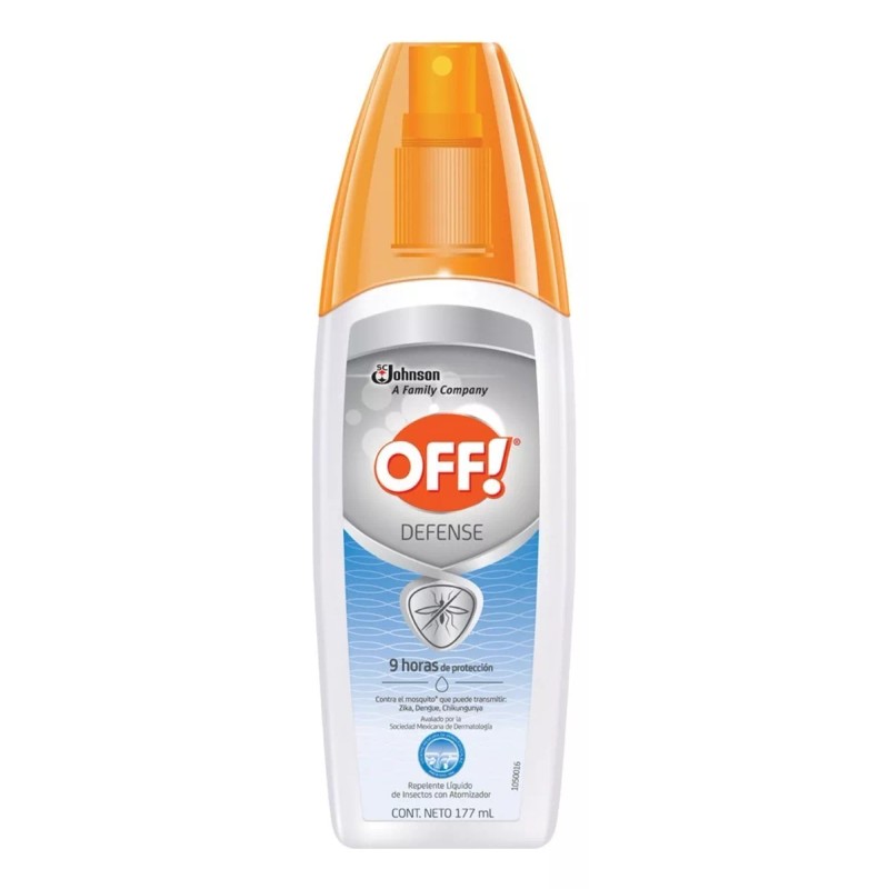 OFF! Off Defense Protección Duradera Líquido Atomizador Con 177ml