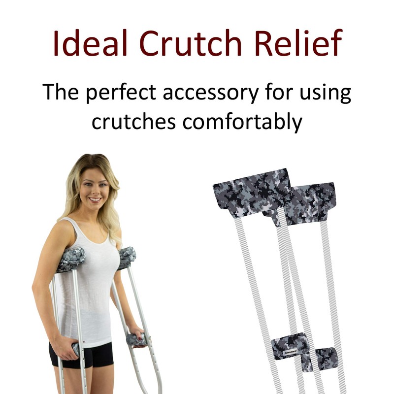 Crutcheze Premium Crutch Pad and Hand Grip Covers | Comfortable