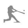 Baseball Player at Bat V1 Vinyl Decal by StickerDad® -