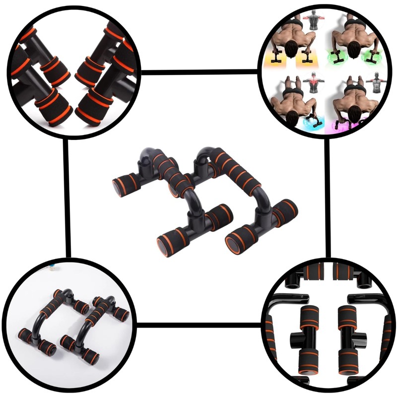 Push Up Bars Stands with Cushioned Foam Handles, Non Slip
