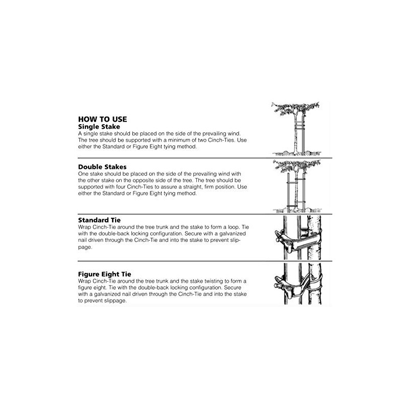 One Stop Outdoor USA Made - Universal Tree Ties 32"