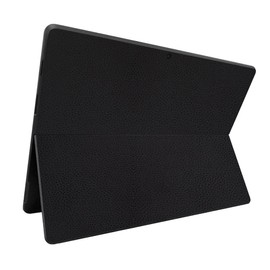 wraplus Skin Seal Compatible with Surface Pro9 [Black Leather] Back Film Case Cover Eco Packaging Version