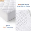 Taupiri Queen Quilted Mattress Pad Cover with Deep Pocket (8"-21"),