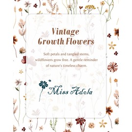 Miss Adola Large Tote Bag for Women - Canvas Tote Bag with Zipper Aesthetic Grow Flower Cotton Cloth Reusable Big Shoulder Bag for Shopping, Gym, Travel, Work