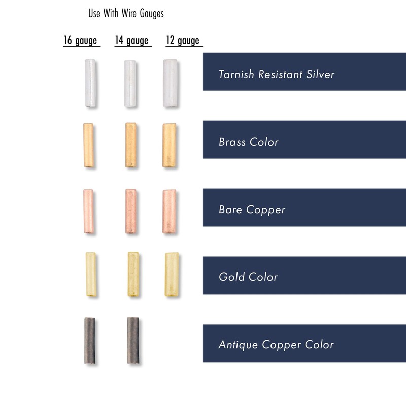 Artistic Wire A346BRC-056 Large Wire Crimp Connectors