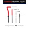Kolvoii M8×1.25 Helicoil Thread Repair Kit, Metric M8 Helicoil kit