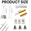 21 Pcs Airbrush Nozzle Cap & Needle Replacement Kit