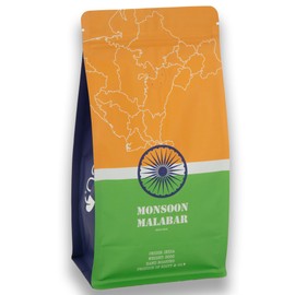 Monsoon Malabar Coffee Beans. Dark Roast Whole Coffee Beans, Single Origin. 500g